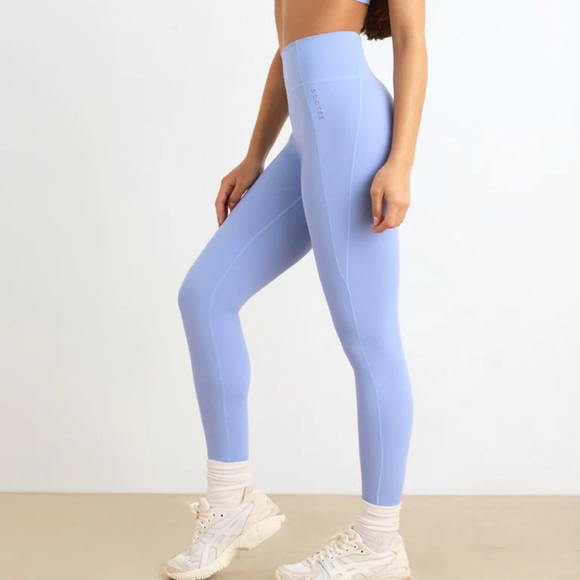 3 piece set! Top, skirt and pants Bo&Tee in blue lavender soft active sz SM - Picture 13 of 15